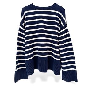 Gap • Crewneck Sweater Navy Ivory XL Tall